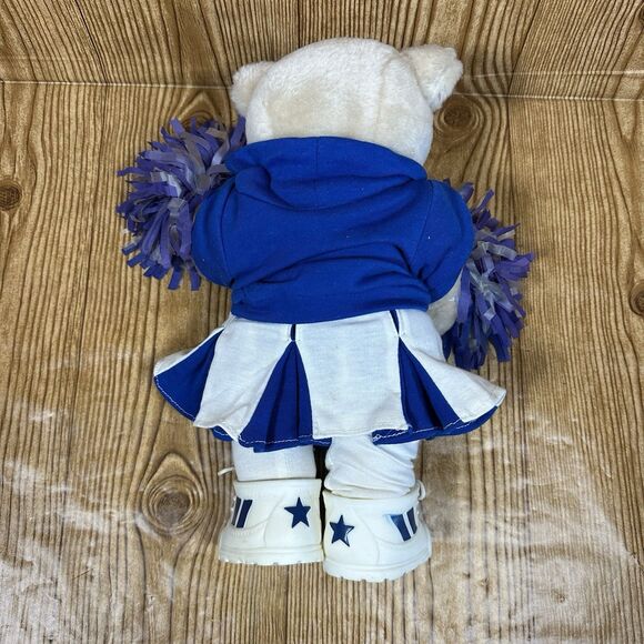Tender Heart Treasures THT Cheerleader Bear THT Football‎ Bear Lot Of 3 1991 - Picture 10 of 16